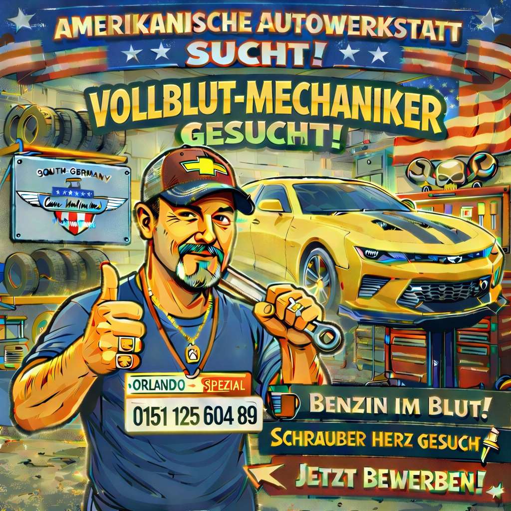 WANTED !! Verstärkung unseres Werkstatt Teams